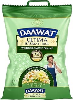 Daawat Ultima Basmati Rice - Authentic Extra Long Grain White Rice, 10 lb Bag