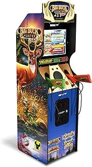 Arcade1Up Big Buck Hunter Pro Deluxe Arcade Machine for Home, 5-Foot-Tall Stand-up Cabinet, 4 Classic Games, and 17-inch Screen