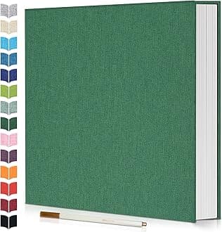 Artfeel Photo Album Self Adhesive Scrapbook,40 Pages Large Photo Book for 4x6,5x7,8x10 Pictures, DIY Album for Baby Wedding Family Travel Birthday Gifts, with Metallic Pen and Scraper