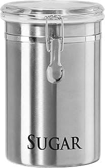 Sugar Canister, 5 x 7.5 / 62oz, Stainless Steel