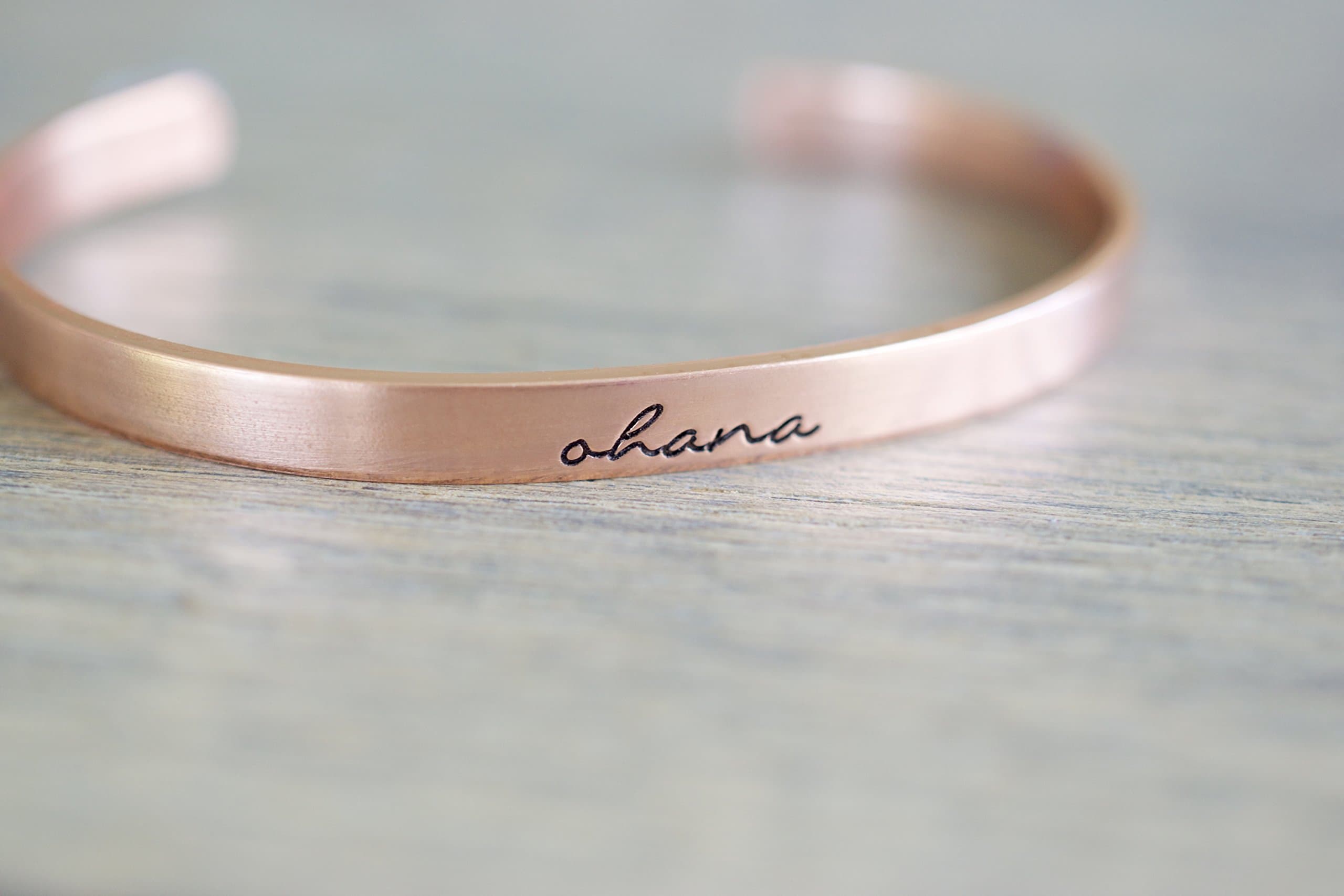 Ohana Copper Cuff