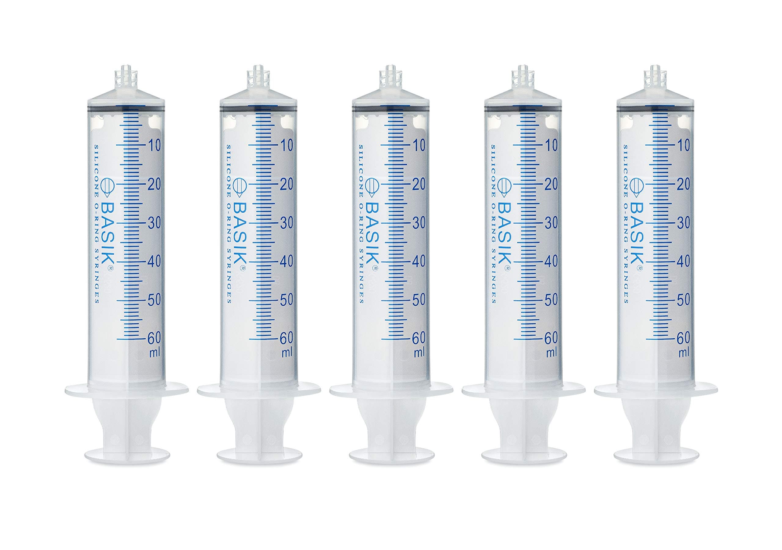 BASIK 60cc Luer Lock O Ring Syringe. Perfect For Hand Feeding Crafts And Measuring. This Is Not An ENFit Syringe.