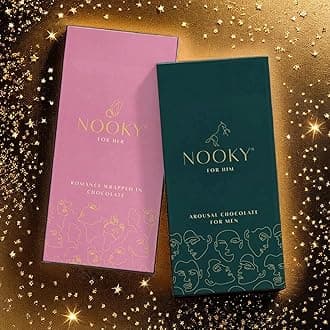 InstaEats Nooky Fitoor Combo – Set of 2 Premium Dark Chocolates for Him & Her | Mood-Boosting Vegan Treat | Ideal Gift for Couples | Gluten-Free Delight | 80 grams