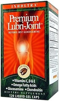 Nature's Secret Inholtra Premium Lubri-Joint - Connective Tissue and Joint Supplements for Men and Women with Vitamin C, D & E, Omega Fatty Acids, Glucosamine and Chondroitin - 120 Liquid Soft-Gels