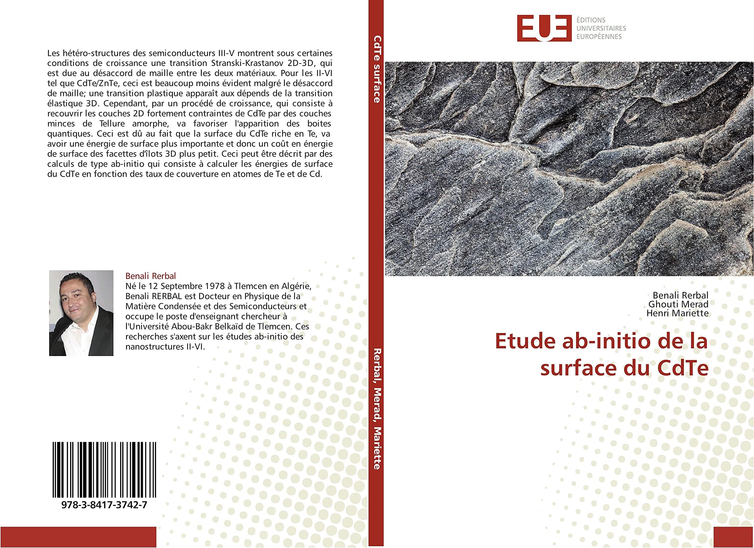 Etude ab-initio de la surface du CdTe (French Edition)