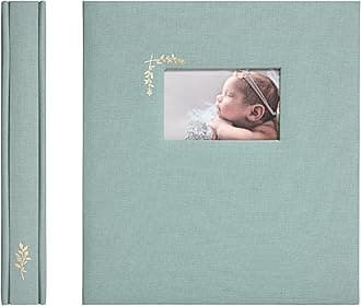 La Lente Premium Scrapbook Album – Acid-Free Photo Album with Writing Space – 100 Pages for Size 4x6 – Holds 500 Photos – Wedding, Baby, Travel & Family Memories