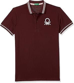 United Colors of Benetton Boy's Cotton Regular Fit Polo T-Shirt
