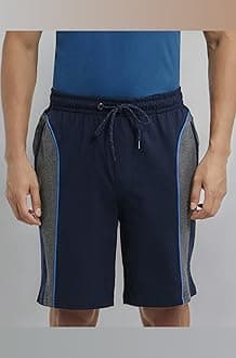 Jockey 9411 Men's Super Combed Cotton Rich Straight Fit Solid Shorts with Side Pockets