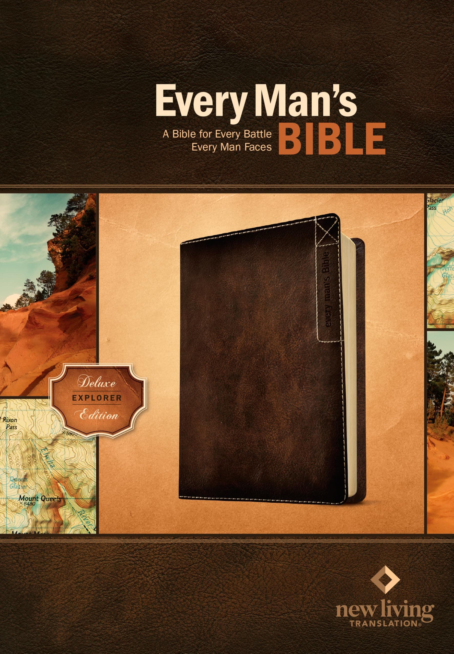 Every Man's Bible, Deluxe Explorer LeatherLike
