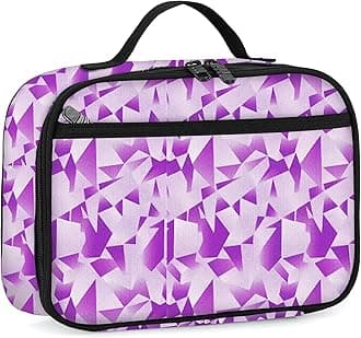 rickyh styleLunch Box with Padded Liner, Spacious Insulated Lunch Bag for Men and Women, Durable Thermal Lunch Cooler with Strap, 2 Pocket - LBMRY