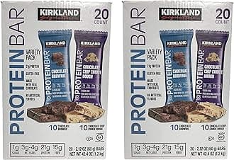 Signature Protein bar Energy Variety Pack, (Family Bundle)