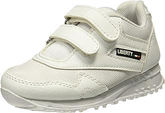 LibertyBoys 9906-90Vgn White School Shoe-8 Kids UK (25 EU)