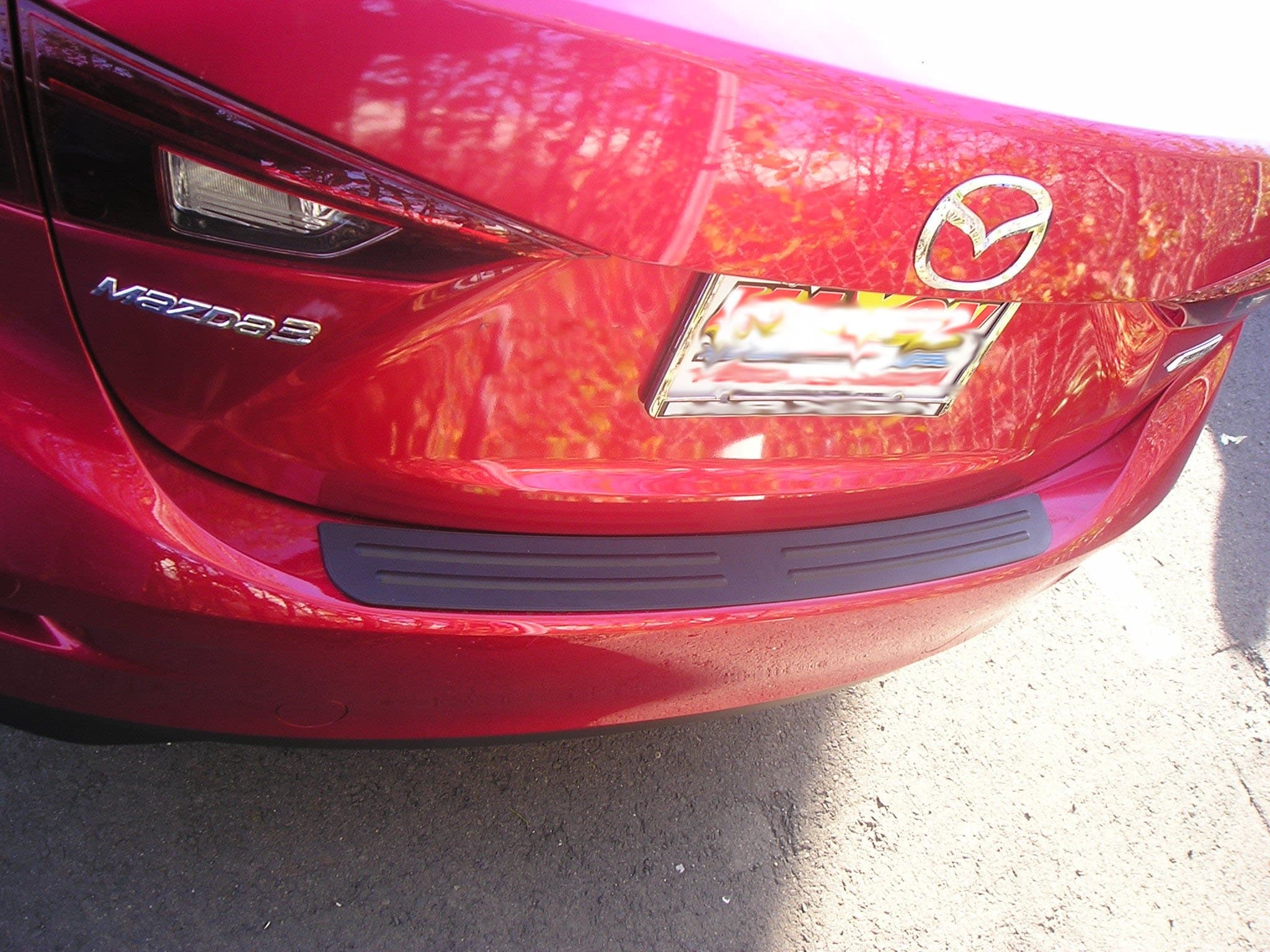 Rear Bumper Protector Will Fit 2014 2020 Mazda 3 Mazda3 4 Door Sedan / Hatchback