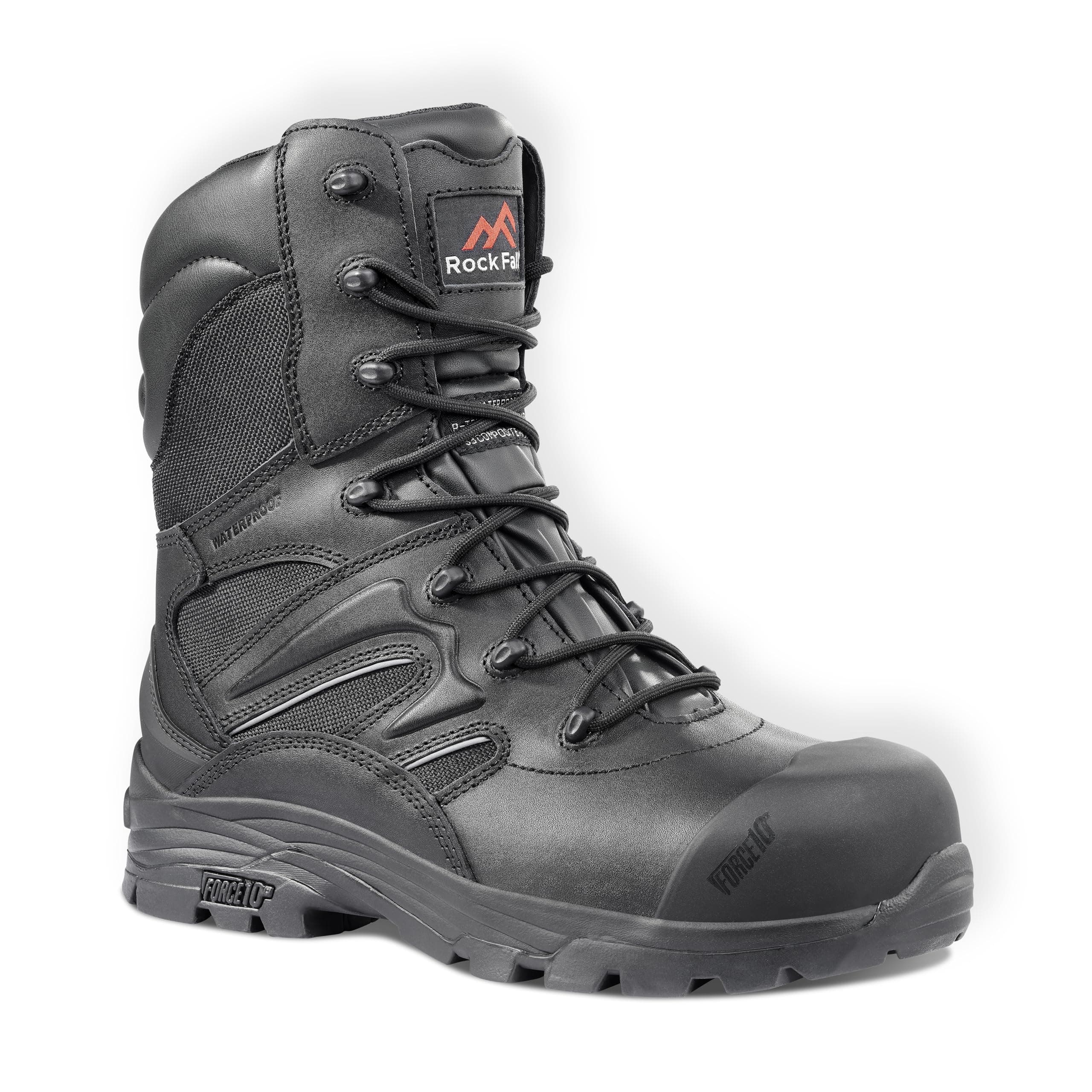 RF4500 Titanium High Leg Waterproof Safety Boot with Side Zip