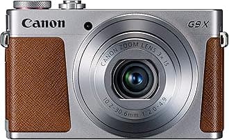 20.0-Megapixel PowerShot G9X Digital Camera in Silver