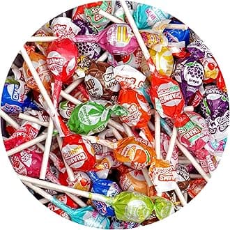 Charms Mini Pops Lollipop, 2 Pound Bulk Bag (Approx. 150 Lollipops) Individually Wrapped Charm Suckers Candy, 18 Assorted Flavors
