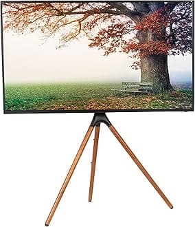 Vivo Easel Stand, Wood, Black, One Size