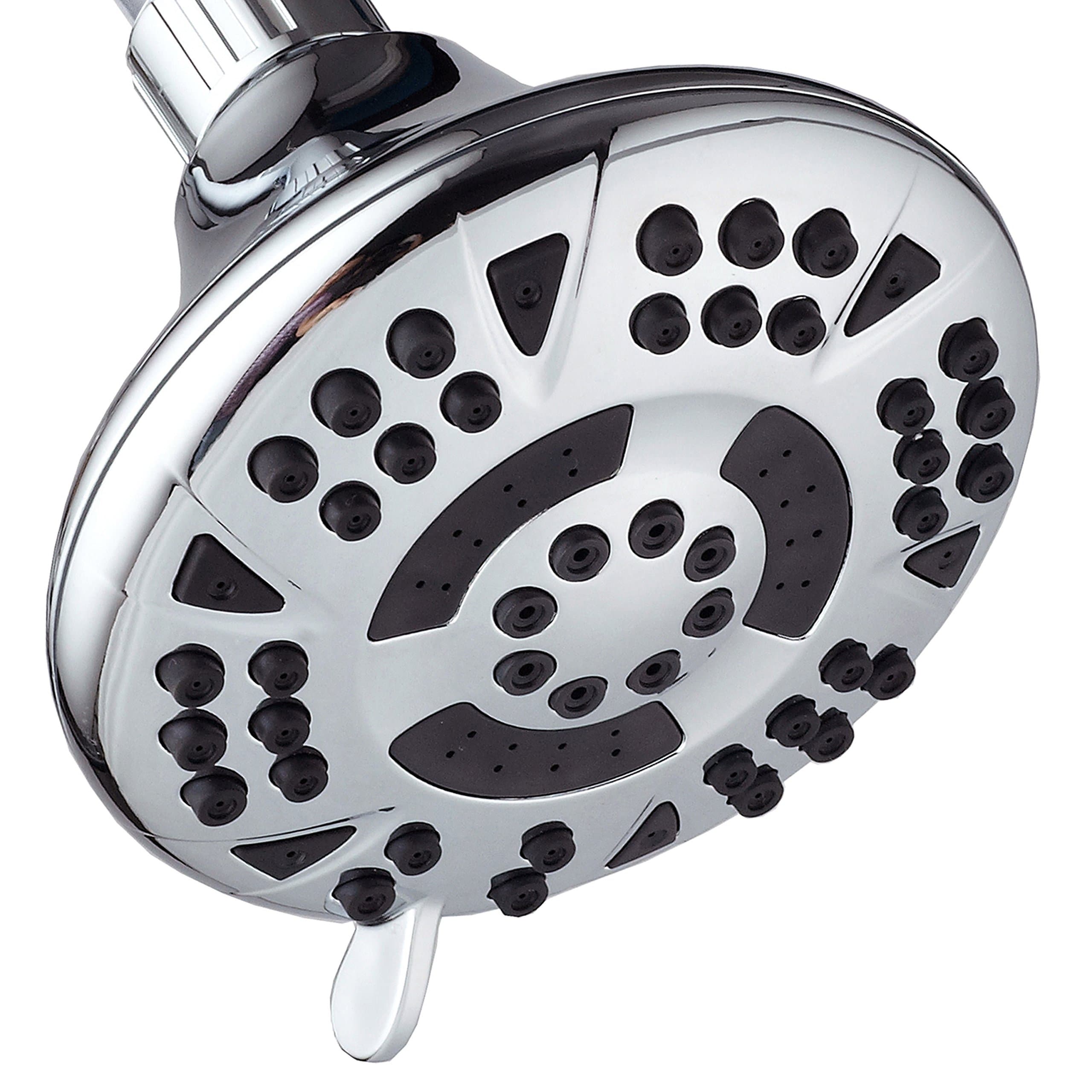 AquaDance High-Pressure 6-setting 4.15-inch Shower Head for the Ultimate Shower Spa Experience! / Officially Independently Tested to Meet Strict US Quality & Performance Standards