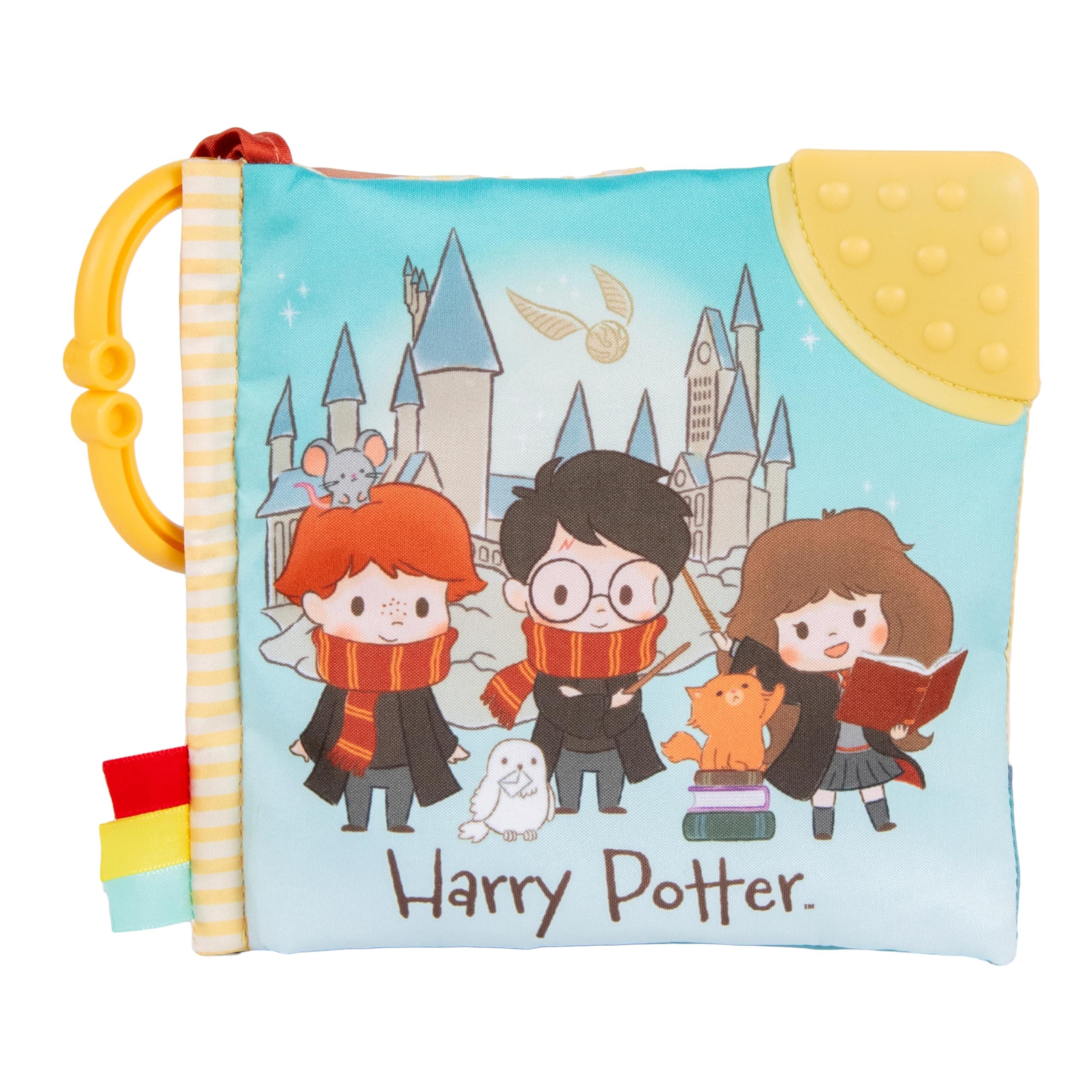 KIDS PREFERRED Harry Potter Soft Book with Toy, Teether, and Crinkle, 5 Inches