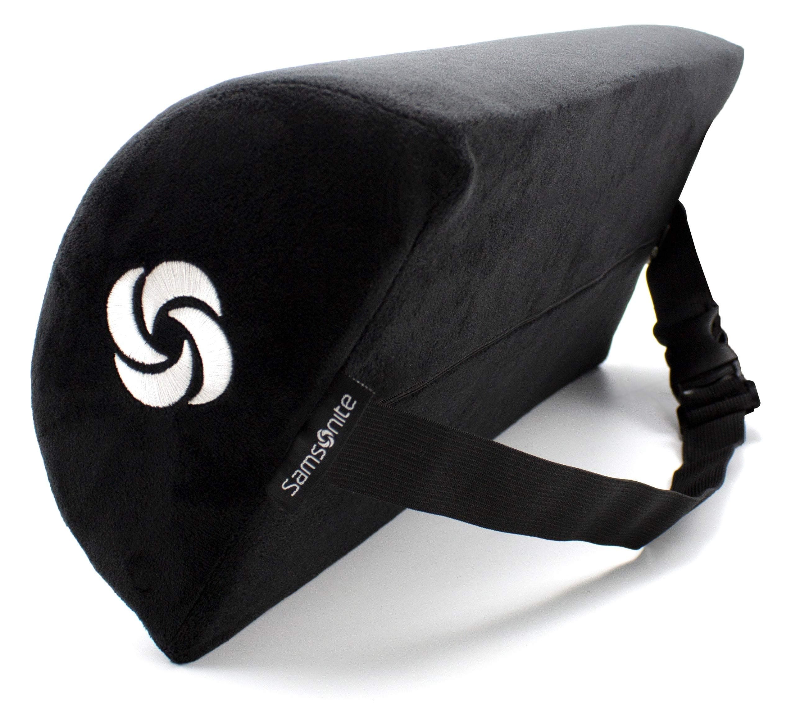 Half Moon Lumbar Support Pillow, Elevates Comfort, 100% Pure Memory Foam, Fits Most Seats