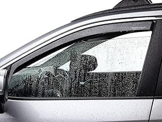 WeatherTech Custom Fit Side Window Deflectors for Jeep Grand Cherokee L - (841048IM), Front & Rear Set - Dark Tint