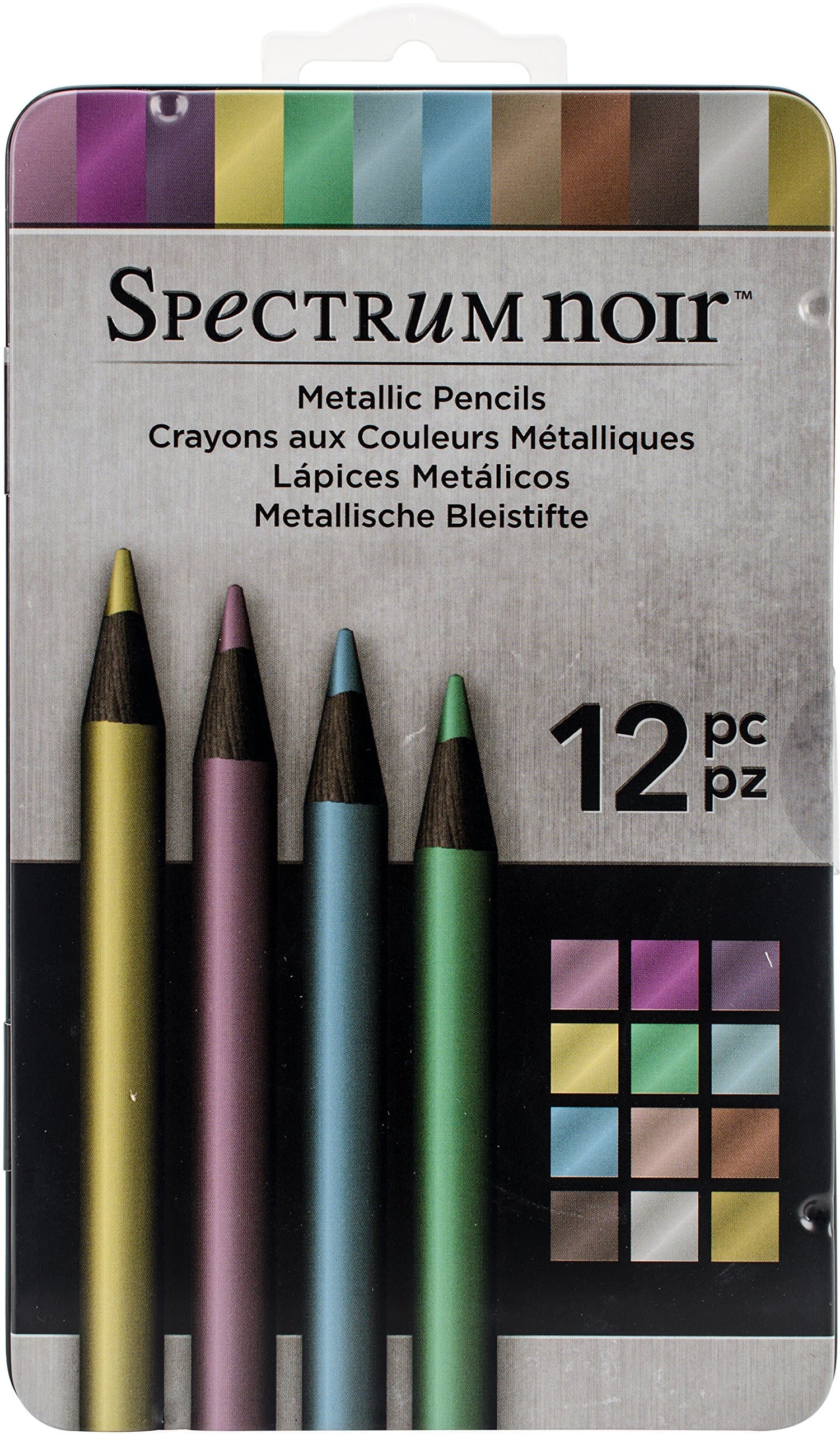 Spectrum NoirCC Colored Pencil 12pc Metallic