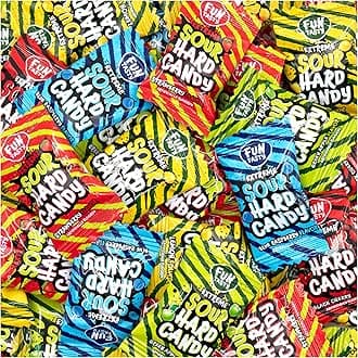 Funtasty Extreme Sour Hard Candy Mix - 2 Pound Bulk Pack (About 300 Count) - ...