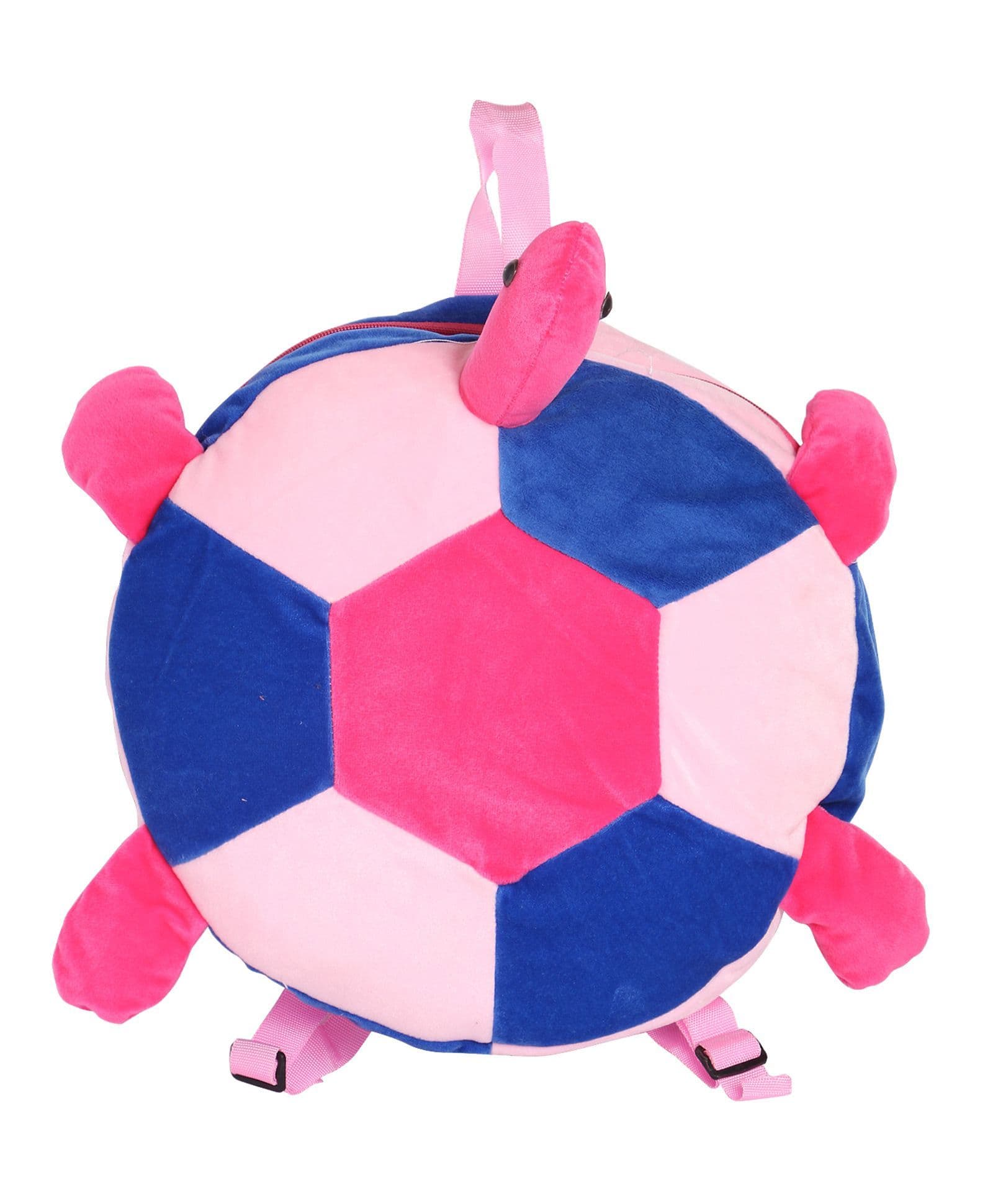 Hello Toys Plush Soft Backpack Turtle Shape Blue Pink - 14 Inches