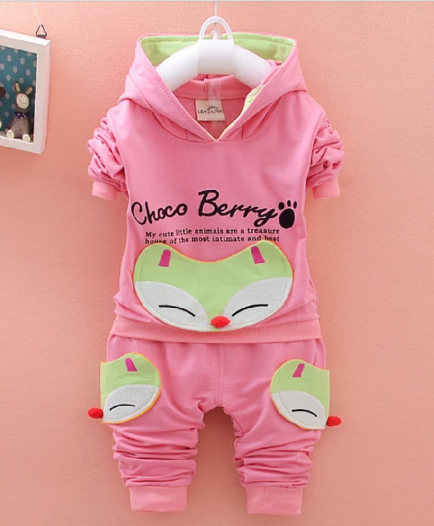 Dells World Chocoberry Print Top & Bottom Set