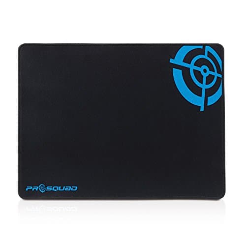 ProSquad Gaming Mouse Pad - Professional Speed-Pad - Non-Slip Rubber Base - Precise Mouse Control - 25x35cm - black