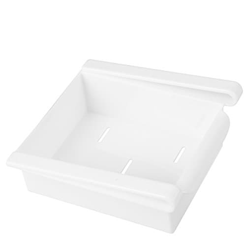Kitchen Refrigerator Food Fresh Crisper Rack Container Storage Box (White)