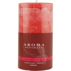 ROMANCE AROMATHERAPY by Romance Aromatherapy - ONE 2.75 X 5 inch PILLAR AROMATHERAPY CANDLE. COMBINES THE ESSENTIAL OILS OF YLANG YLANG & JASMINE TO CREATE PASSION AND ROMANCE. BURNS APPROX. 70 HRS. - UNISEX