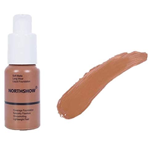 PHOERA Foundation, ForgetMe Concealer Foundation Full Coverage Flawless New 30ml PHOERA 24HR Matte Oil Control Concealer Liquid Foundation, Long Lasting Waterproof Matte Liquid Foundation,106 WARM SUN