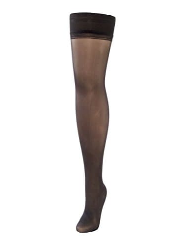 Levante New Suede Matte Opaque Hold Ups-Black-Medium