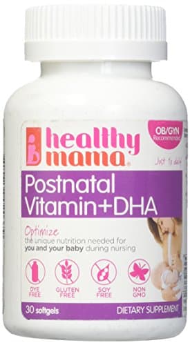 Be Well Rounded! Perfect Postnatal Multi-Vitamin +DHA Softgels. Once Daily to Optimize Nutrition While Breastfeeding. 1 Month