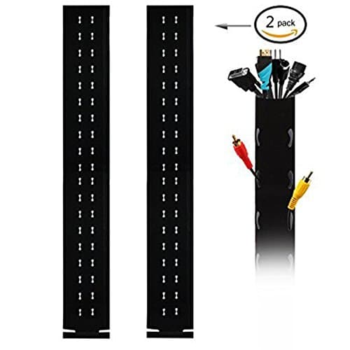 Cable Sleeve Management,Cord Management System for TV / Computer / Home Entertainment, 40 inch Flexible Cable Sleeve Wrap Cover Organizer (Pack of 2)