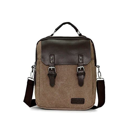 Laptop Backpack,Movement Fashion Vintage Canvas Multi-Function Bag For Men and Women - Brown