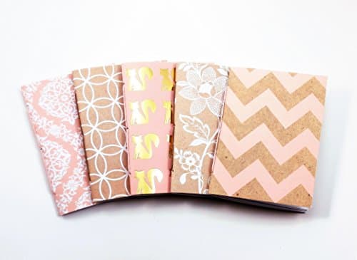 Pink Travelers Notebook Inserts - Available in Ten Sizes including Standard, B6 Slim and Personal