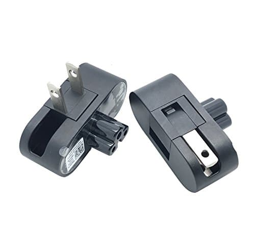 foldable AC power plug adapter for Dell XPS13 XPS 13 2015 laptop power adapter Venue 11 Pro 5130 7130 7139 7140 3 to 2 Pin Plug