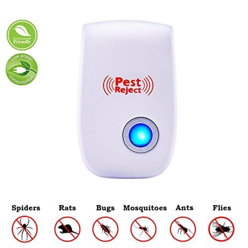 Thron Tools Ultrasonic Pest Repeller Plug In- Electronic- Best Pest Control - Eco Device for Ants, lizards, Mouse, Rat- With Night Light- Pet and Human Safe. 2018 UPGRADED. 2 PACK.