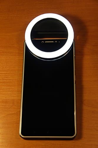 Selfie Ring Light,36 LED Clip-on cellphone(Rechargeable with USB)Ring Lights for Makeup Lights Night Darkness Fill-in Lighting Spotlight with 4 Level Brightness for iPhone Samsung Galaxy iPad MacBook