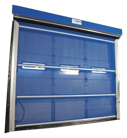 Goffs - BBMT12X12 - Curtain Mesh Door, Motorized Operation, Under Header Mounting, 12 ft. Width, 12 ft. Height