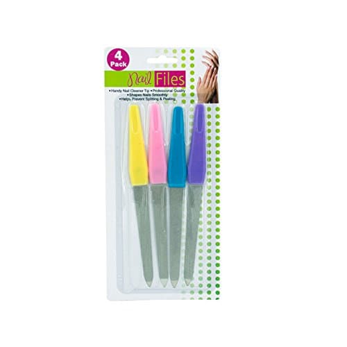 JT Cosmetics 4-piece Nail File Set - 24 Pack