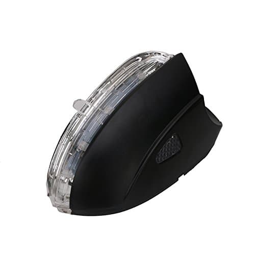 DGI MART Right Passenger Side Door Wing Mirror Casing Cover with Turn Signal Light for 2009-2015 VW Jetta mk6 Passat B7 CC Beetle EOS