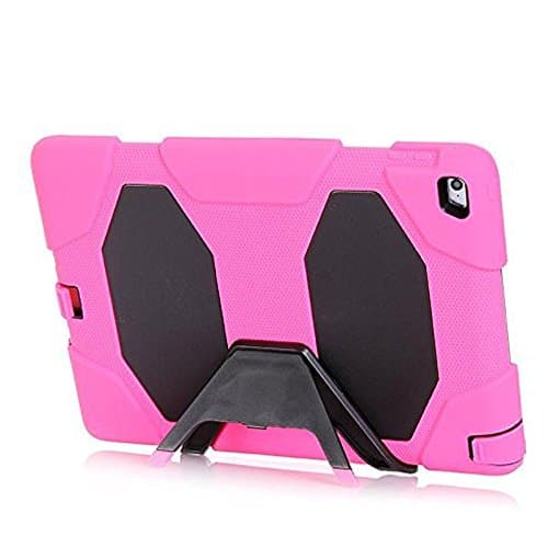 iPad Mini 4 Case,Koantree Shockproof Silicone Protective Apple iPad Mini 4 Case Cover with Stand Kids Friendly 2015 Release (Pink)