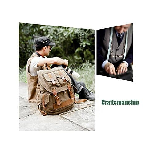 Large Camera Bags Professional Camera Backpack for DSLR Mirrorless Cameras Lens and other Accessories (Canon Eos Nikon Sony Fujifilm Olympus Panasonic Sony Samsung) (Army green)