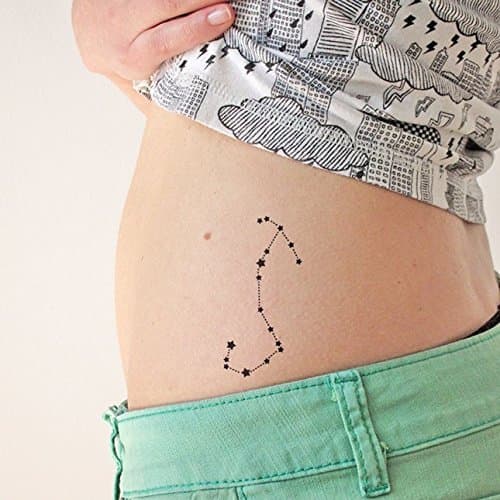 Scorpio - Temporary tattoo (Set of 2)