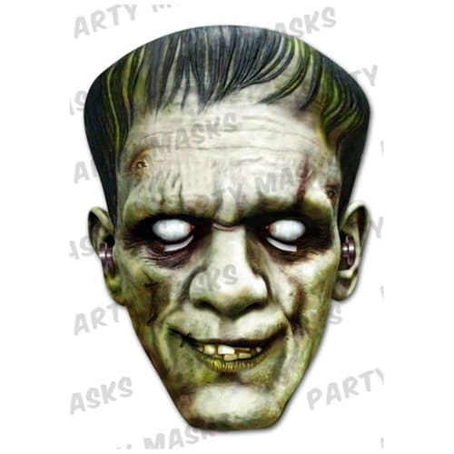 Frankenstein Cardboard Mask (Mask/Headpiece