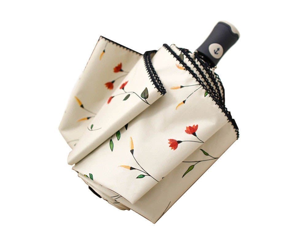 Automatic Folding Umbrella Begonia Flower - A Sweet Date