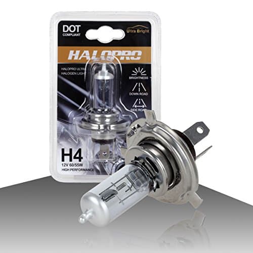 HaloPro High Performance 1pcs H4 9003 HB2 12V 60/55W Headlight High&Low Beam Halogen Bulb 7000-8000K Night White For Chevrolet /Honda /HYUNDAI